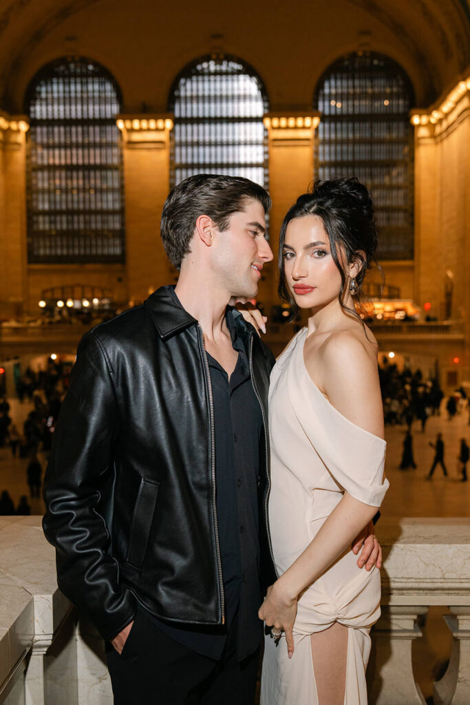Grand Central Station portrait session New York elopement photographer